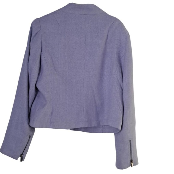 Carlisle lilac purple jacket with scarf - Picture 4 of 5